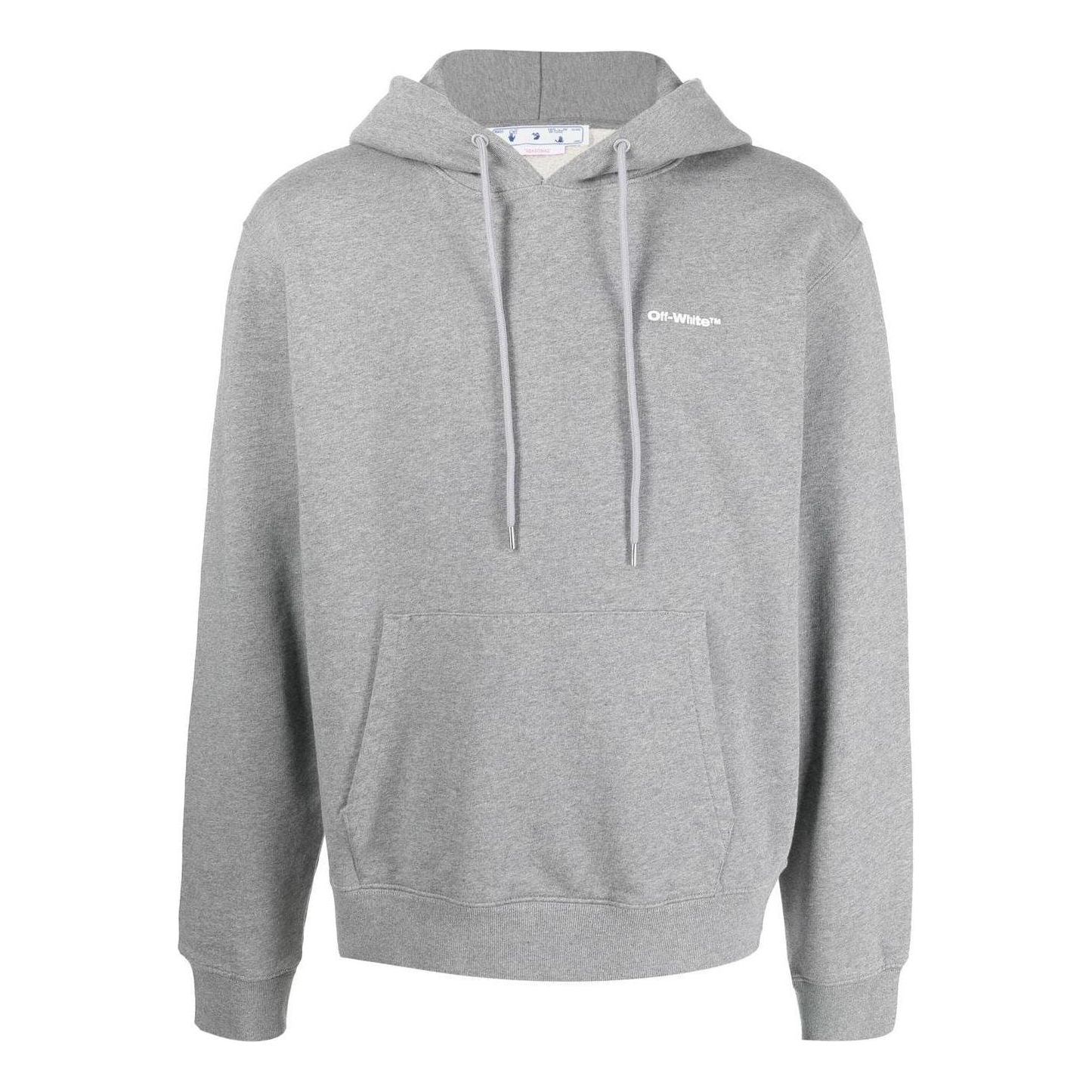 Mikina Off-White Off-White Slim Hoodie Šedá | OMBB097F22FLE0150801, 0