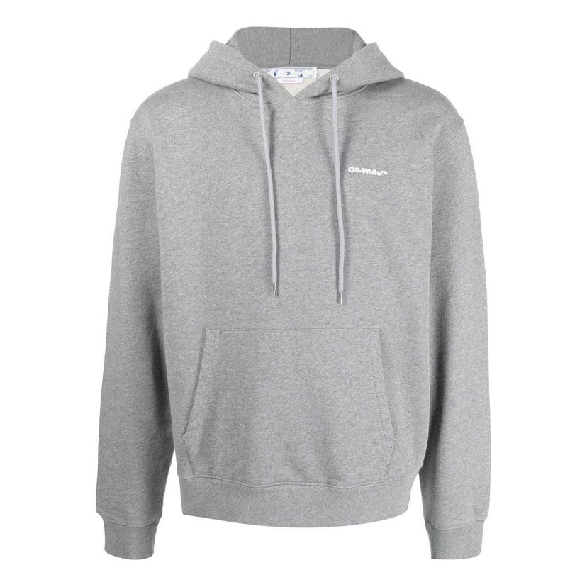 Mikina Off-White Off-White Slim Hoodie Šedá | OMBB097F22FLE0150801