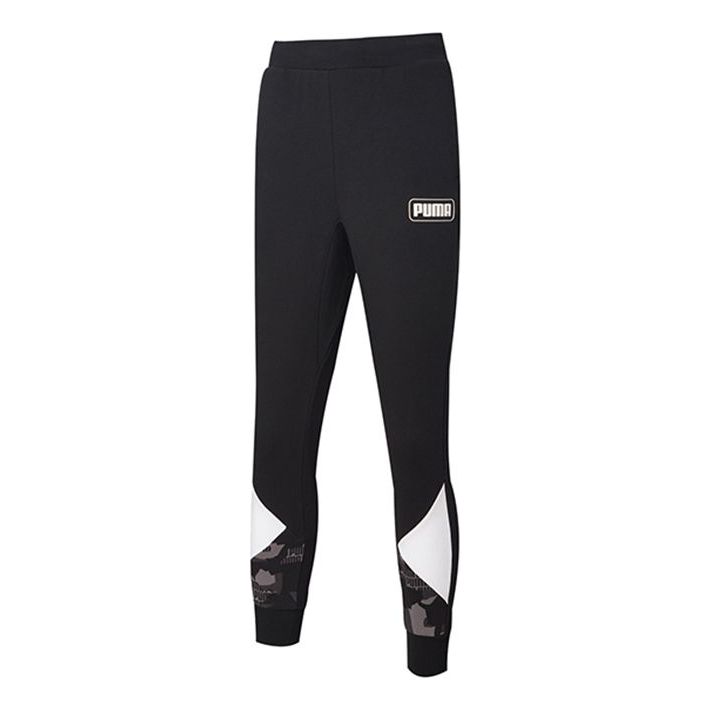 Tepláky Puma Rebel Camo AOP Sweatpants Čierna | 585022-01
