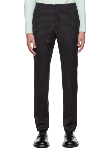 Nohavice AMI Pinstripe Trousers Čierna | HTR004.272