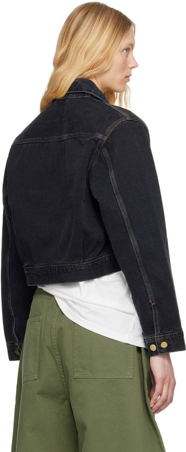 Bunda Carhartt WIP Arca Cropped Denim Jacket Navy | I034874-8906, 2