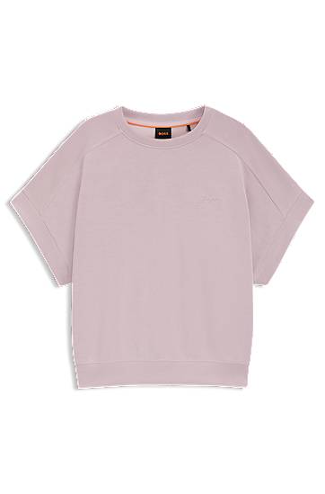 Sveter BOSS Regular Fit T-Shirt with Logo Ružová | 50543499
