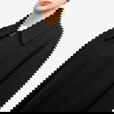 Kabáty Jil Sander Jil Sander Single-Breasted Wool Coat Čierna | J61SW0018-J40020-001, 5