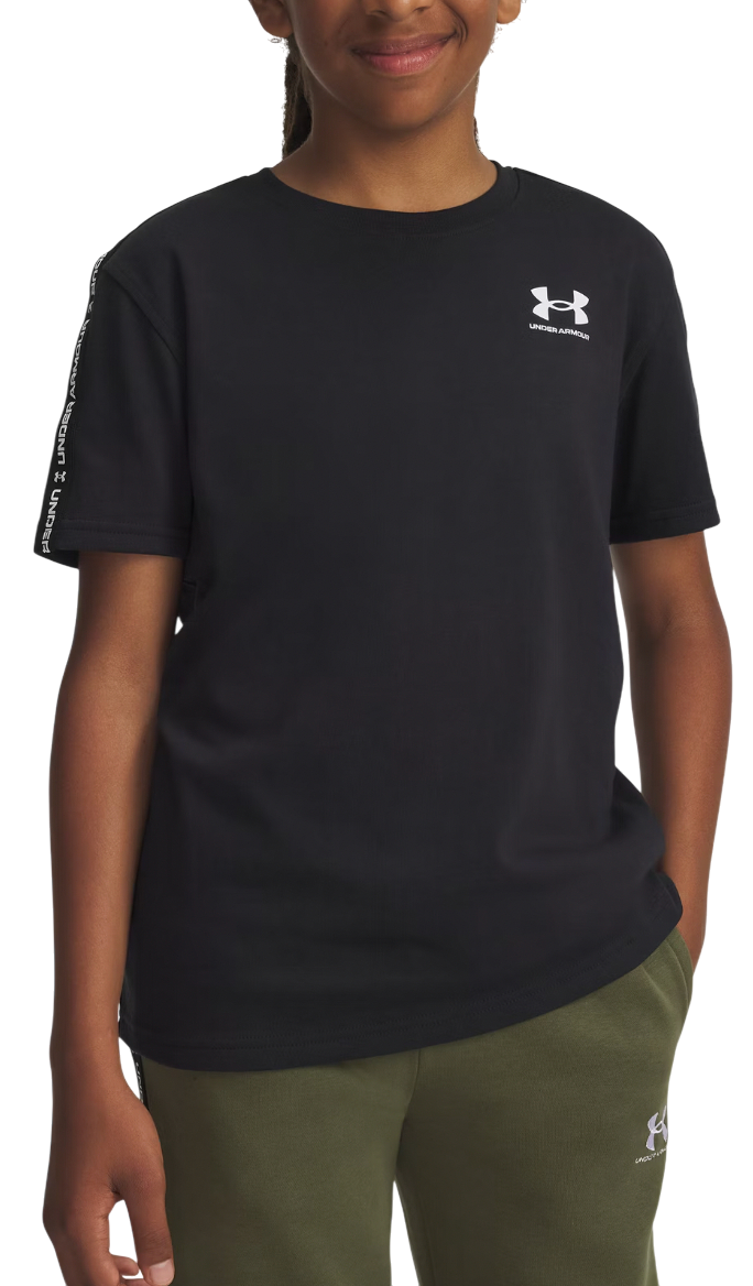 Tričko Under Armour T-Shirt Sportstyle Taped Short Sleeve Čierna | 6001583-001