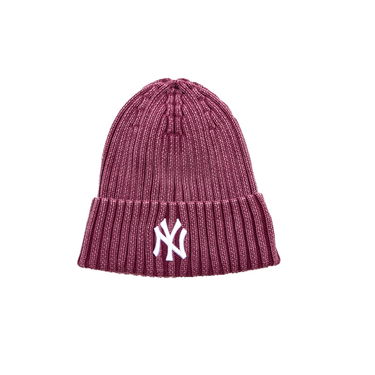 Kulicha New Era MLB Mini Logo Cuff Beanie NY Yankees Vínová | 60691187, 0