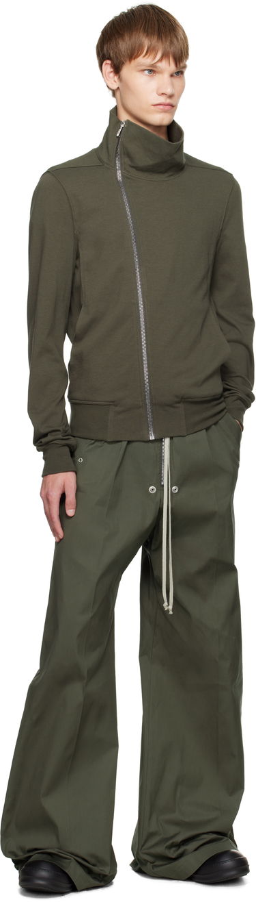 Nohavice Rick Owens Rick Owens Concordians Wide Bela Trousers Zelené | RU02E1366 TE, 3
