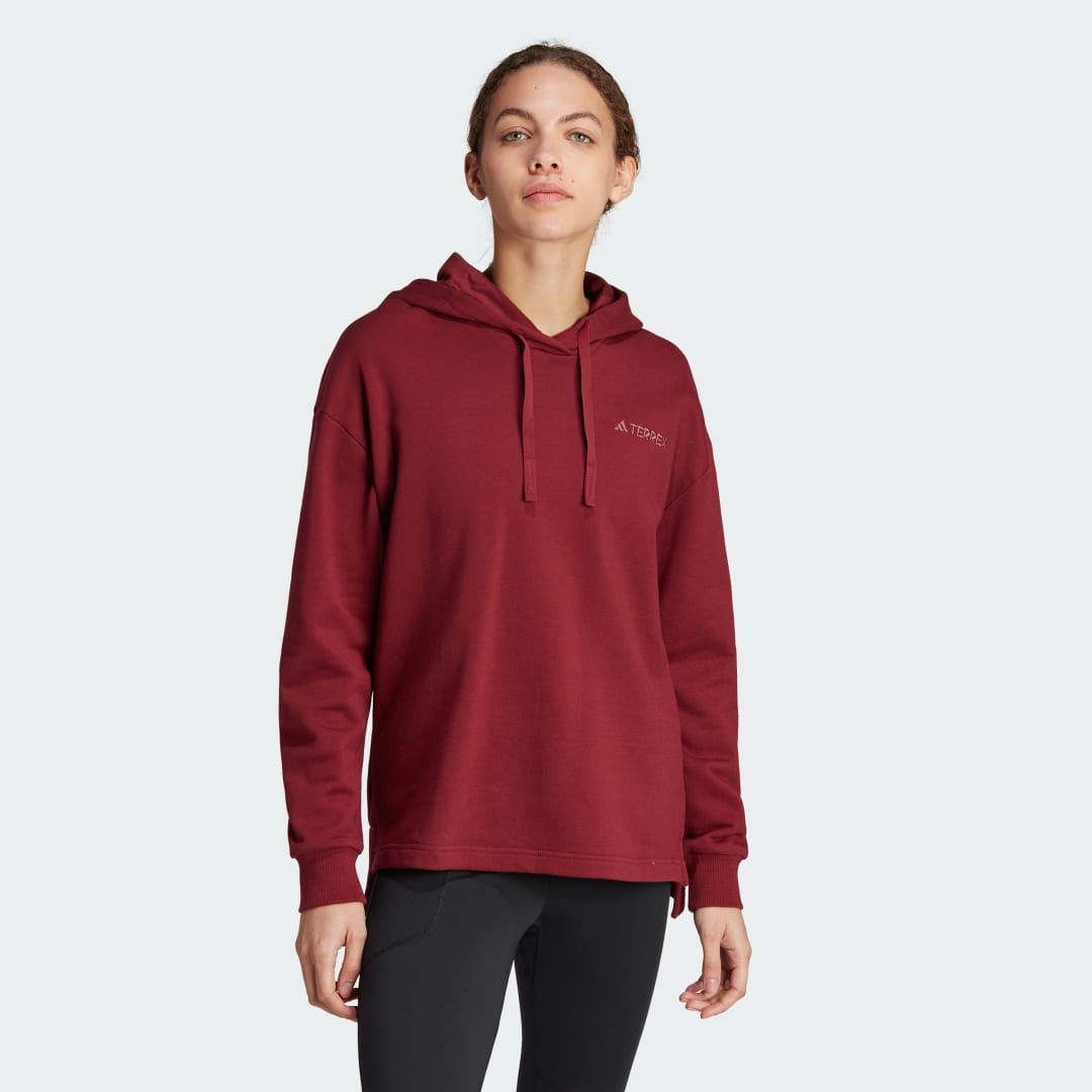 Mikina adidas Performance Terrex Logo Červená | IB6566, 0