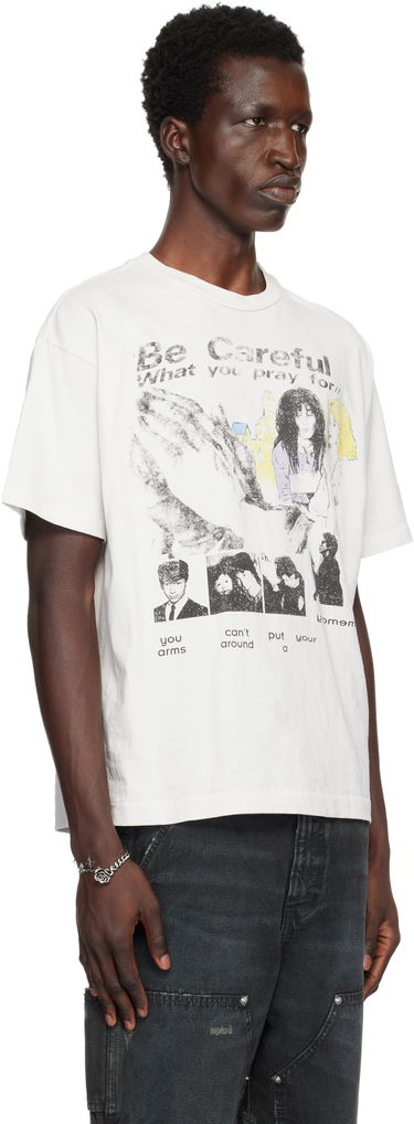 Tričko Enfants Riches Déprimés Enfants Riches Déprimés 'Be Careful What You Pray For' Graphic T-Shirt Biela | 010-793, 1