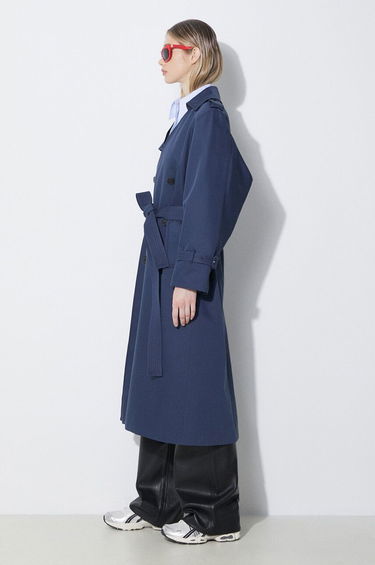 Trenčkot KENZO Kimono Trench Coat Modrá | FE52MA0729OV.77, 0