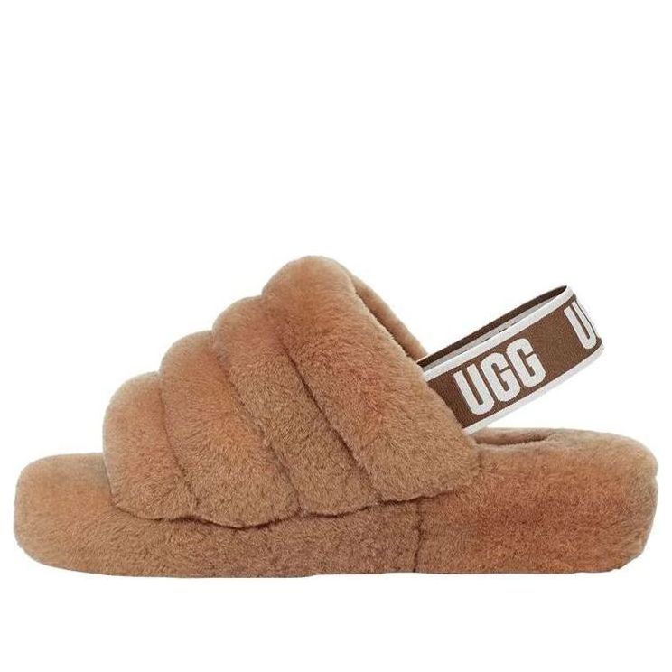 Tenisky a topánky UGG Fluff Yeah Slides Hnedá | 1095119-CHE