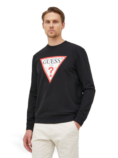 Mikina GUESS Audley Crewneck Čierna | M2YQ37.K6ZS1