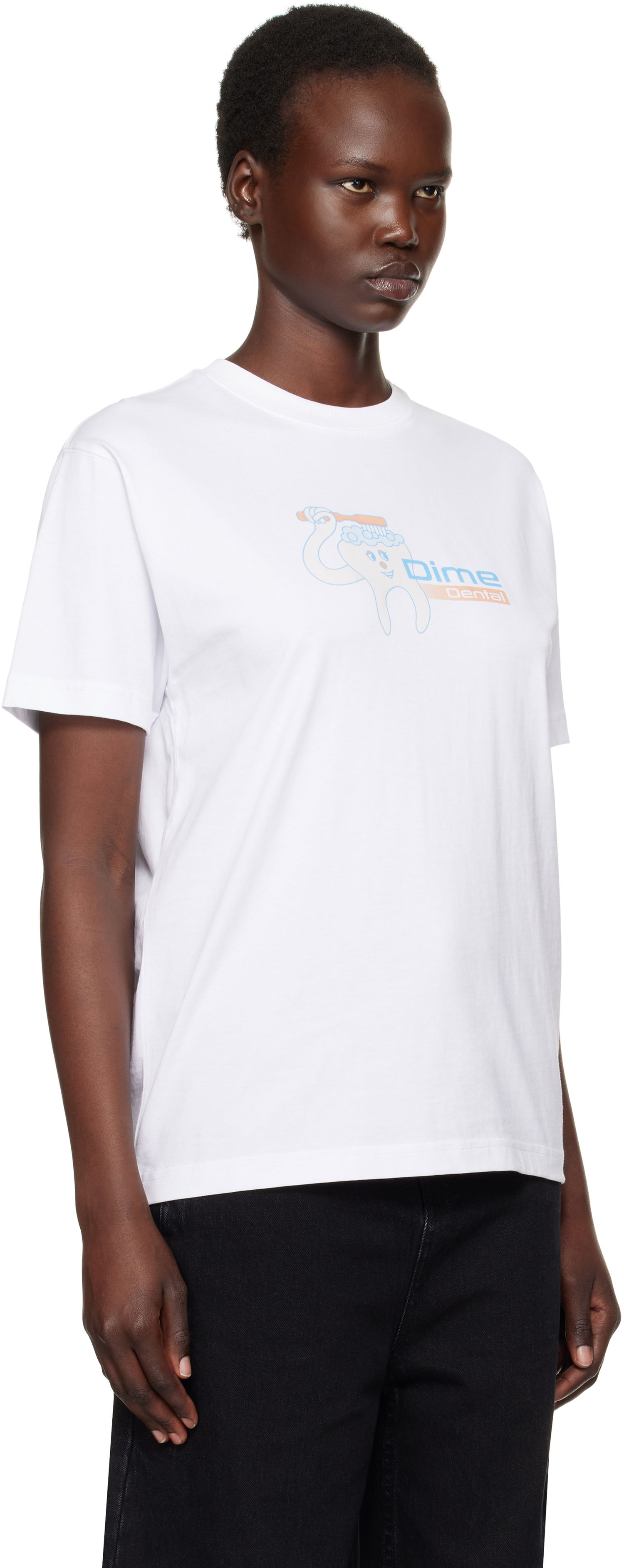 Tričko Dime Dental Care Graphic T-Shirt Biela | DIMEHO2467WHT, 1