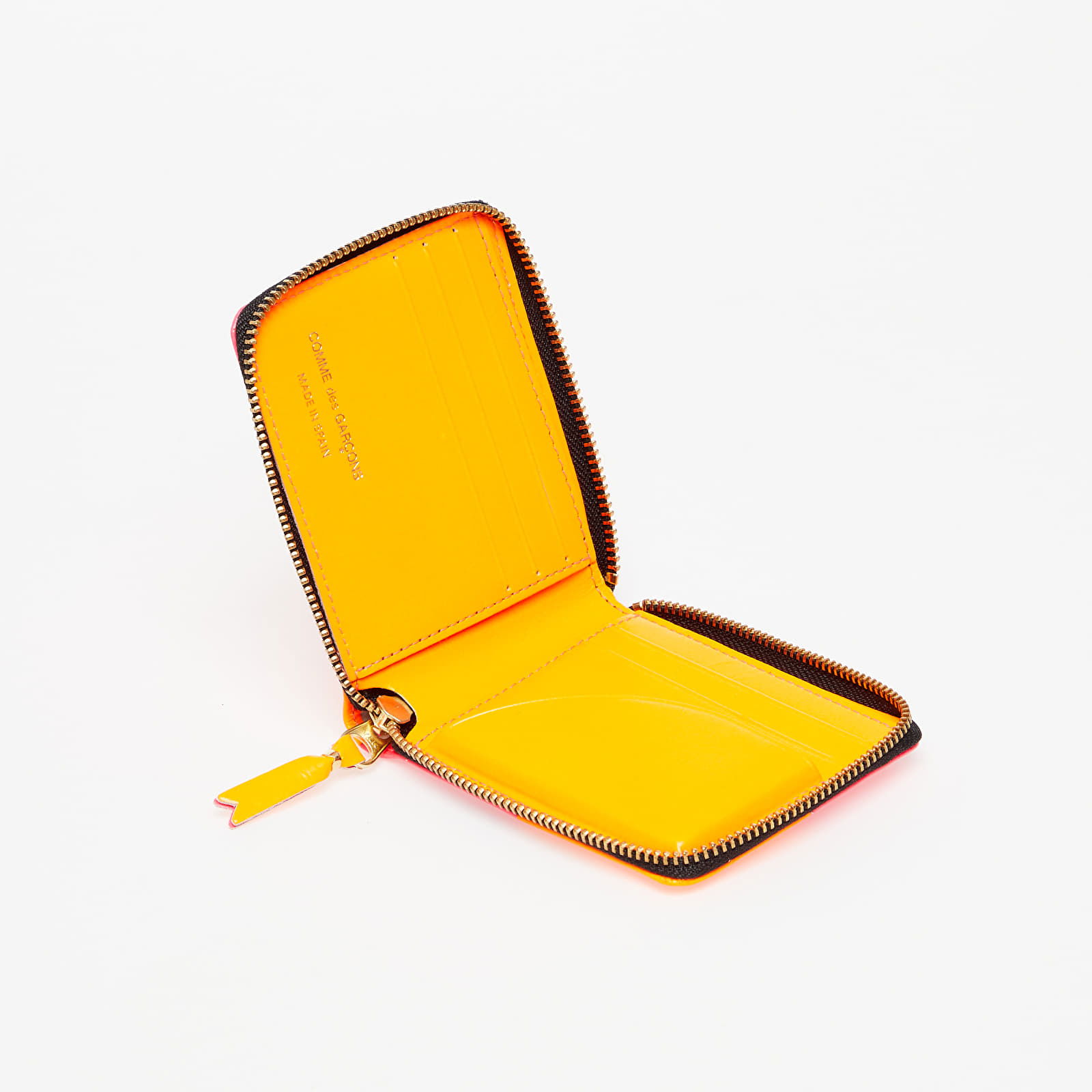 Fluo Squares Wallet Light Orange/ Pink