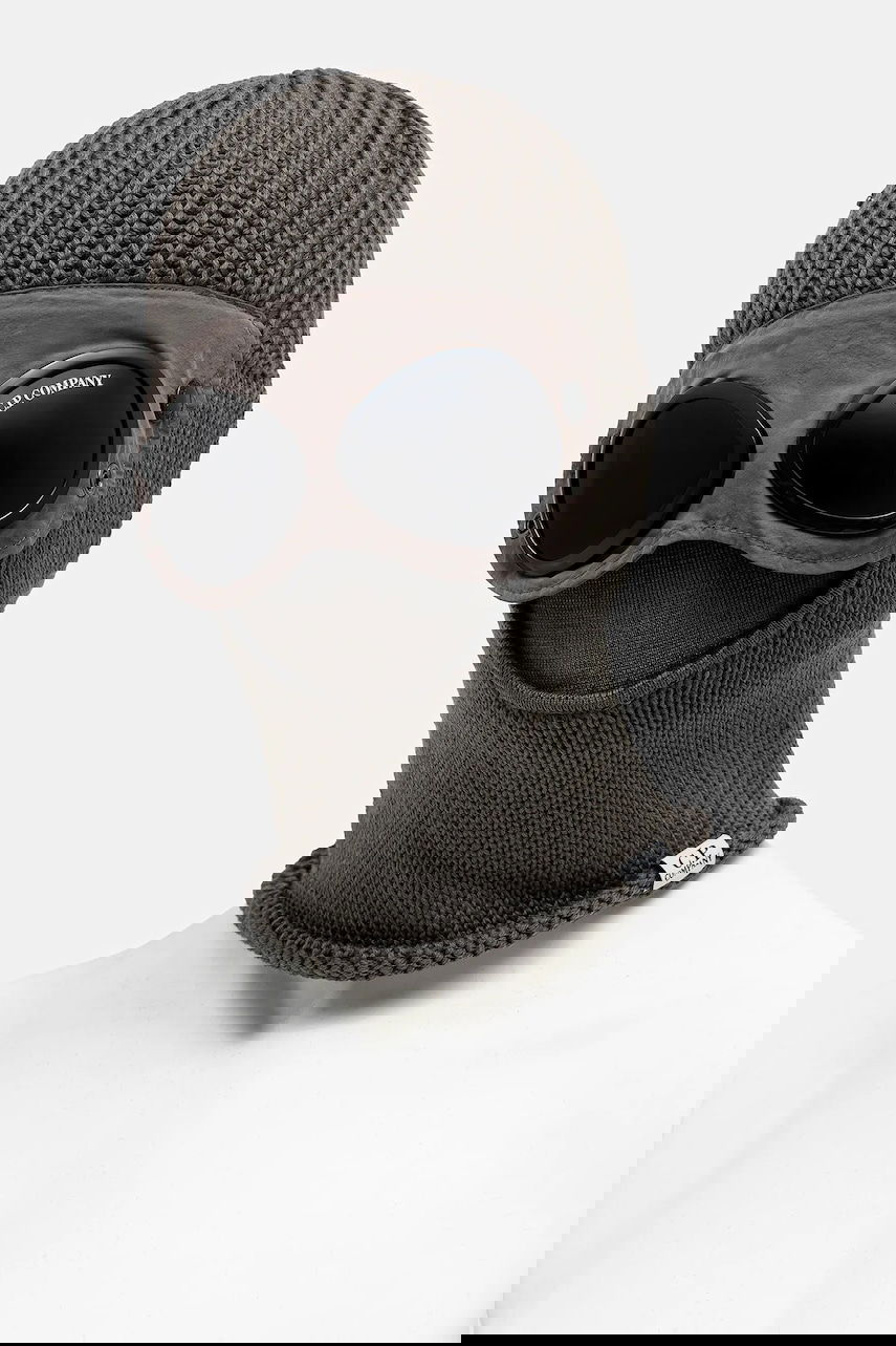 Kulicha C.P. Company C.P. Company Knit Balaclava with Goggles Šedá | 19CMAC740A005509A, 1