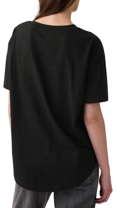 Tričko GAP T-shirt Logo Boyfriend Čierna | 407990-01, 1