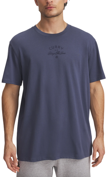Tričko Under Armour Under Armour Curry HW Verbiage T-Shirt Modrá | 1390405-044, 0