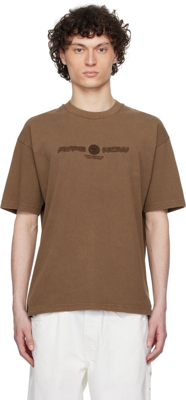 Tričko AAPE by A Bathing Ape AAPE by A Bathing Ape 'AAPE Now' T-Shirt Hnedá | AAPTEM1603XXNBWX, 0