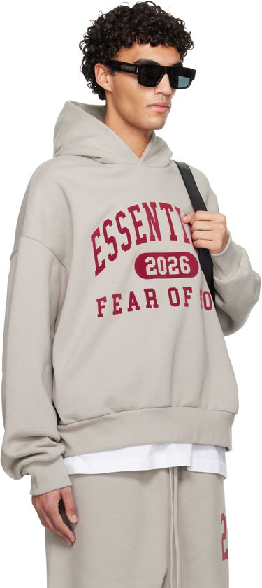 Mikina Fear of God ESSENTIALS 2026 Holiday Classic Hoodie Béžová | 192HO256862F, 1