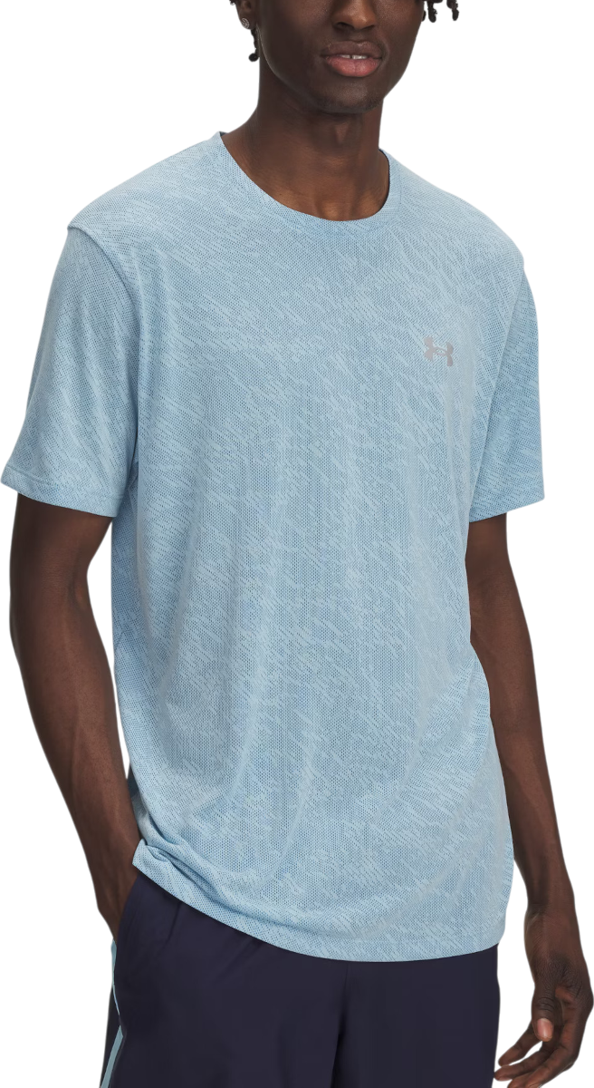 Tričko Under Armour UA Launch Camo Short Sleeve T-Shirt Modrá | 1386681-494, 0