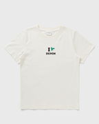 Printed T-Shirt with Denim Graphic