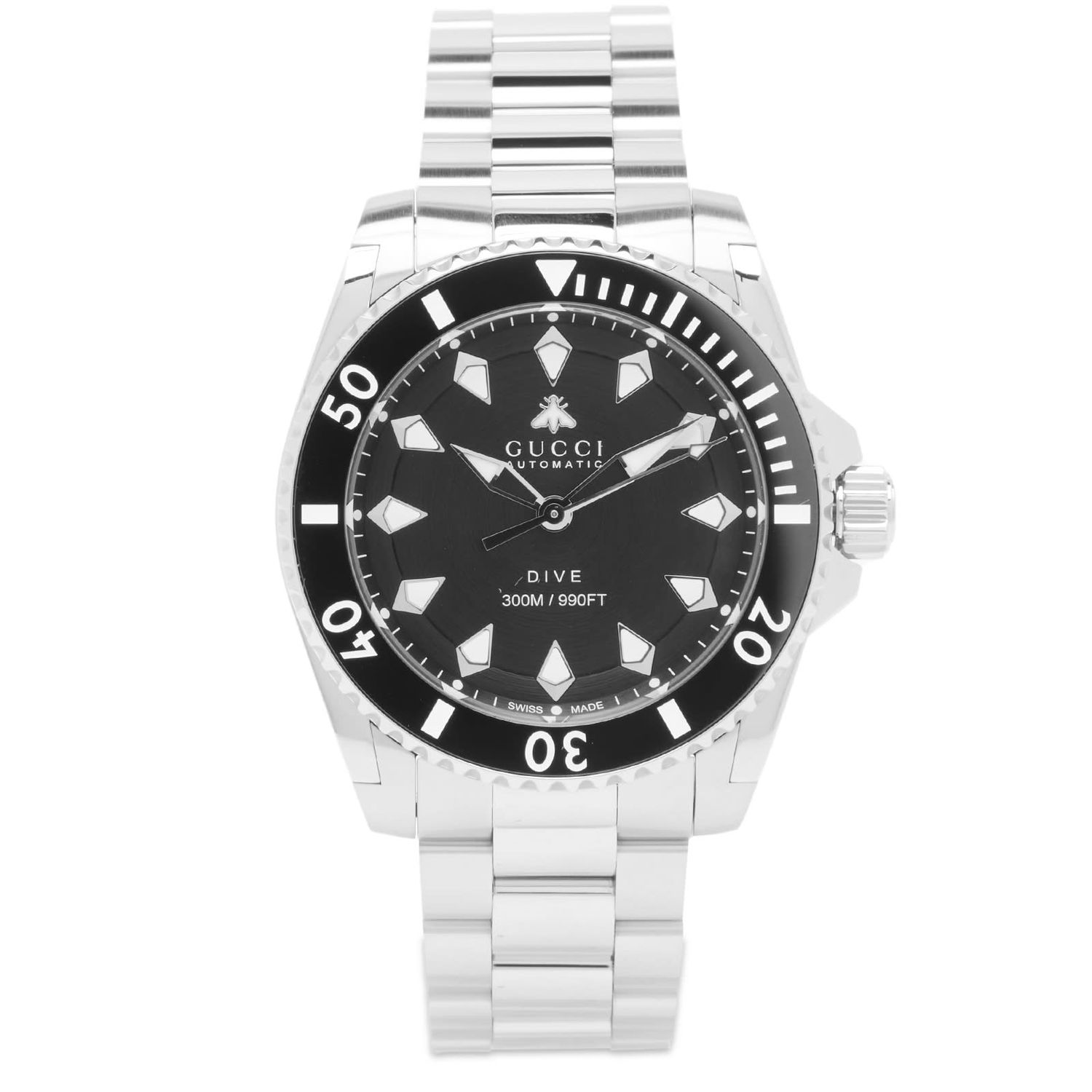 Hodinky Gucci Dive 40mm Watch Metalická | YA136353, 0