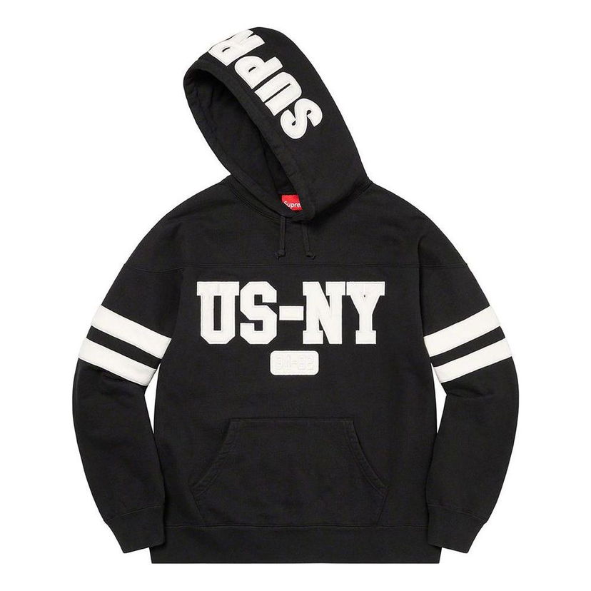 Mikina Supreme Supreme US-NY Hooded Sweatshirt Čierna | SUP-FW22-611