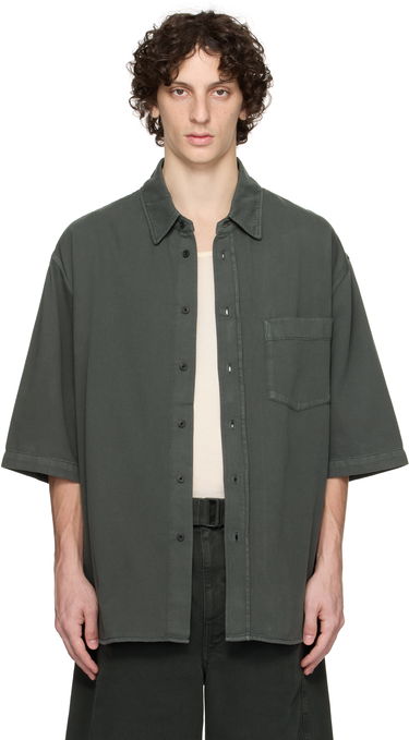Košeľa LEMAIRE Lemaire Short Sleeve Denim Shirt Zelené | SH1174 LD1041, 0