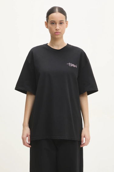 Tričko Fiorucci Made In Heaven Print T-Shirt Čierna | U01FMTSH102CJ01BK01, 2
