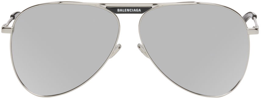 Slnečné okuliare Balenciaga Pilot Sunglasses Šedá | BB0244S, 0