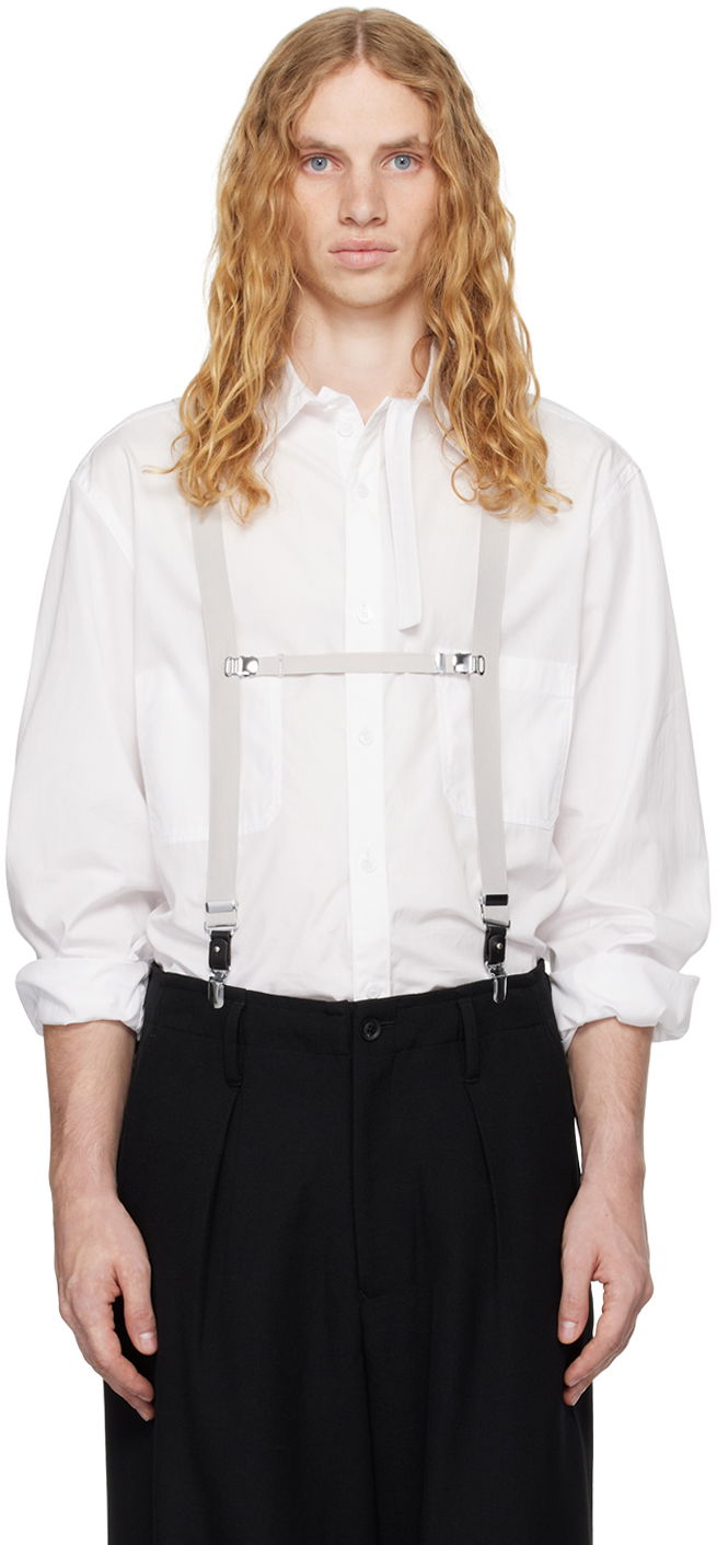 Opasok Yohji Yamamoto Suspenders 2Way Biela | HO-Q01-971, 0