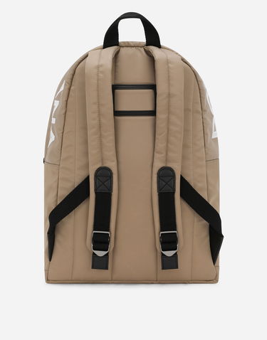 Batoh Dolce & Gabbana Dolce & Gabbana Nylon Backpack With Logo Béžová | EM0123AN26280009, 2