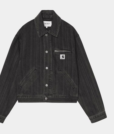 Bunda Carhartt WIP Rylan Stripe Jacket Čierna | I035571_9, 0