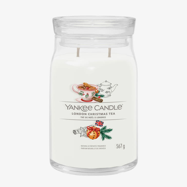 Sviečka Yankee Candle Large Jar Candle London Christmas Tea Biela | 42193, 1