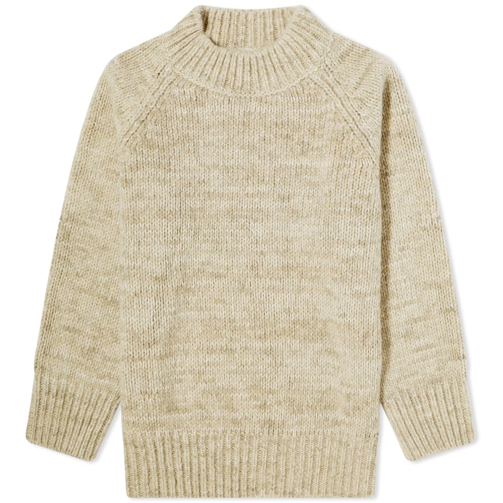 Sveter Maison Margiela Oversized Knitted Crew Neck Jumper Béžová | SI0GP0003-736M, 0