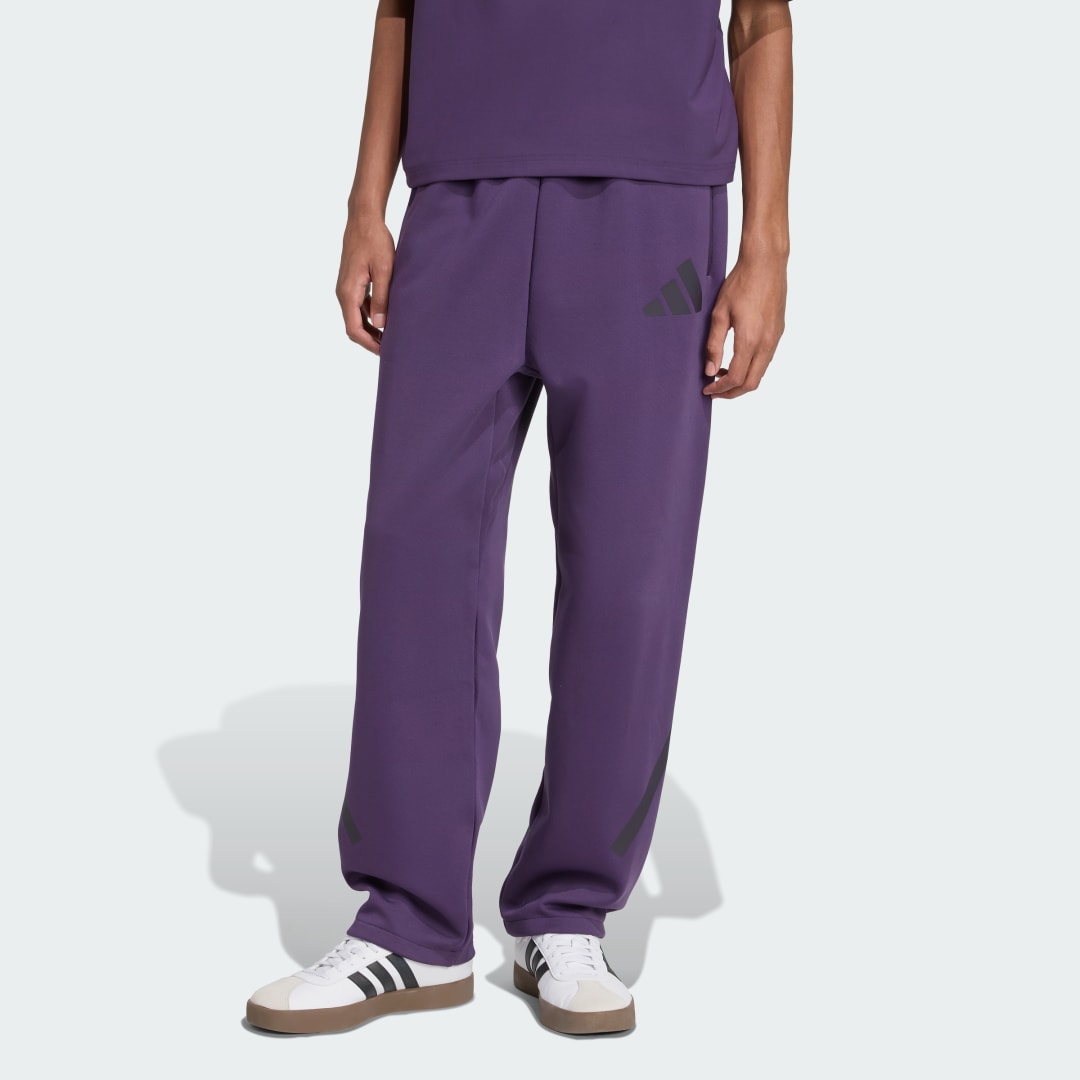 Tepláky adidas Performance Z.N.E. Open-Hem Pants Fialová | JW4778, 0
