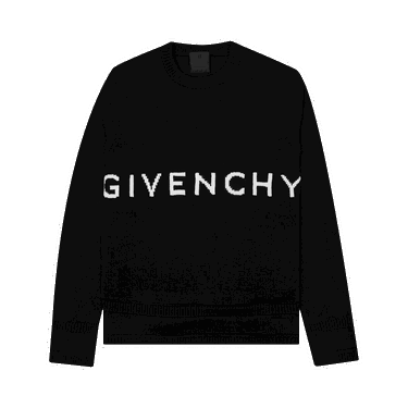 Sveter Givenchy 4G Crewneck Čierna | BM90G9401M 001, 0