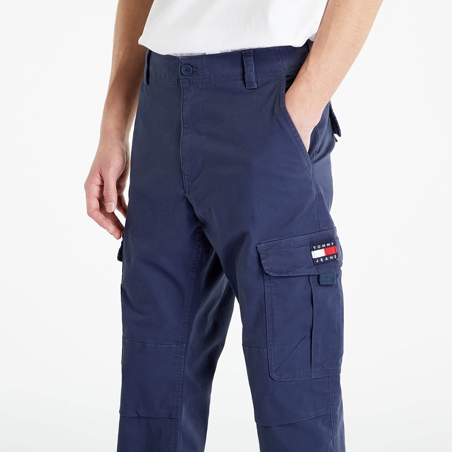 Cargo nohavice Tommy Hilfiger Ethan Washed Cargo Pants Navy | DM0DM15793 C87, 1