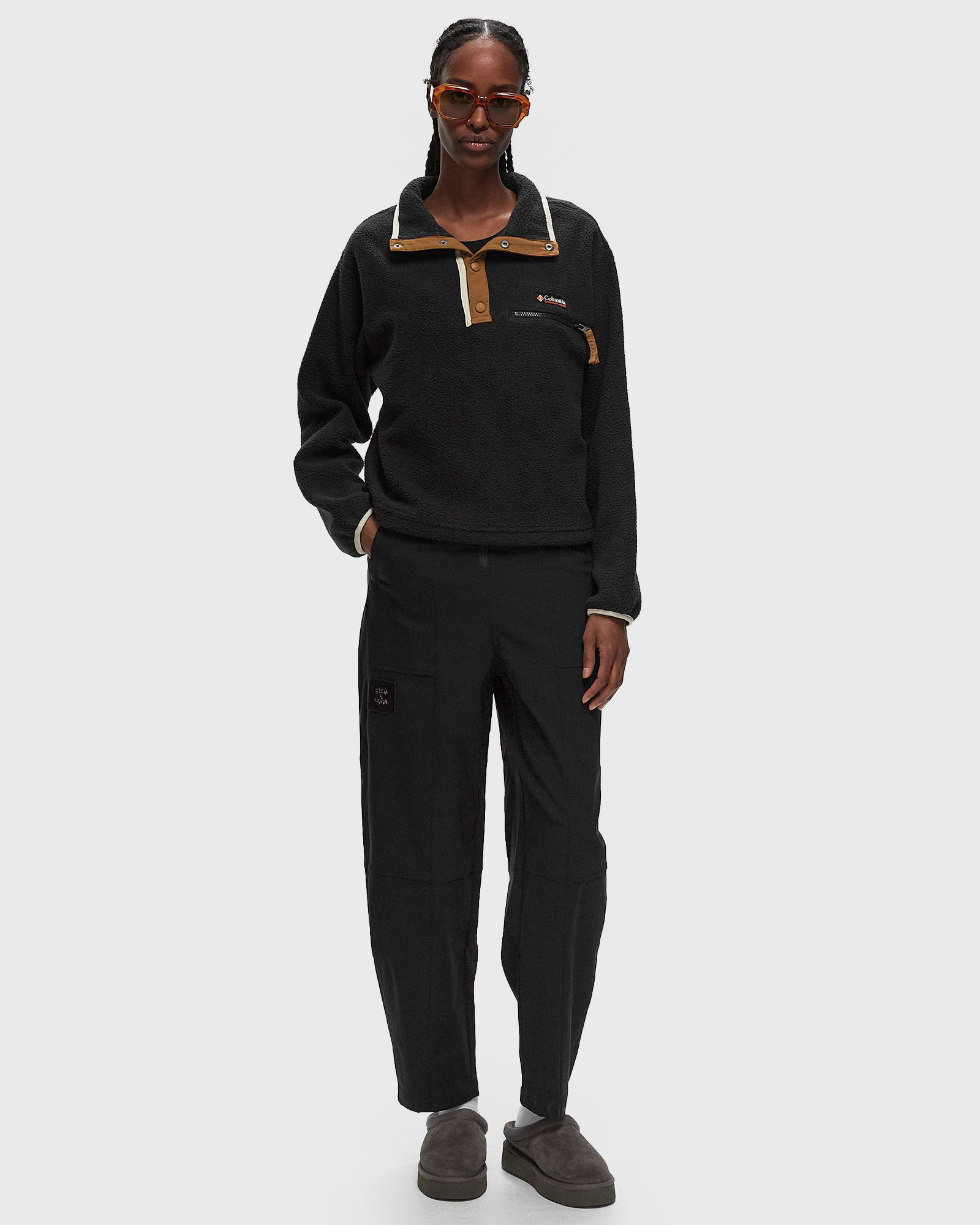 Helvetia II Cropped Half Zip Sweatshirt