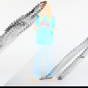 Dres adidas Performance Allover Print Graphic Football Jersey Tyrkysová | JW2771, 3