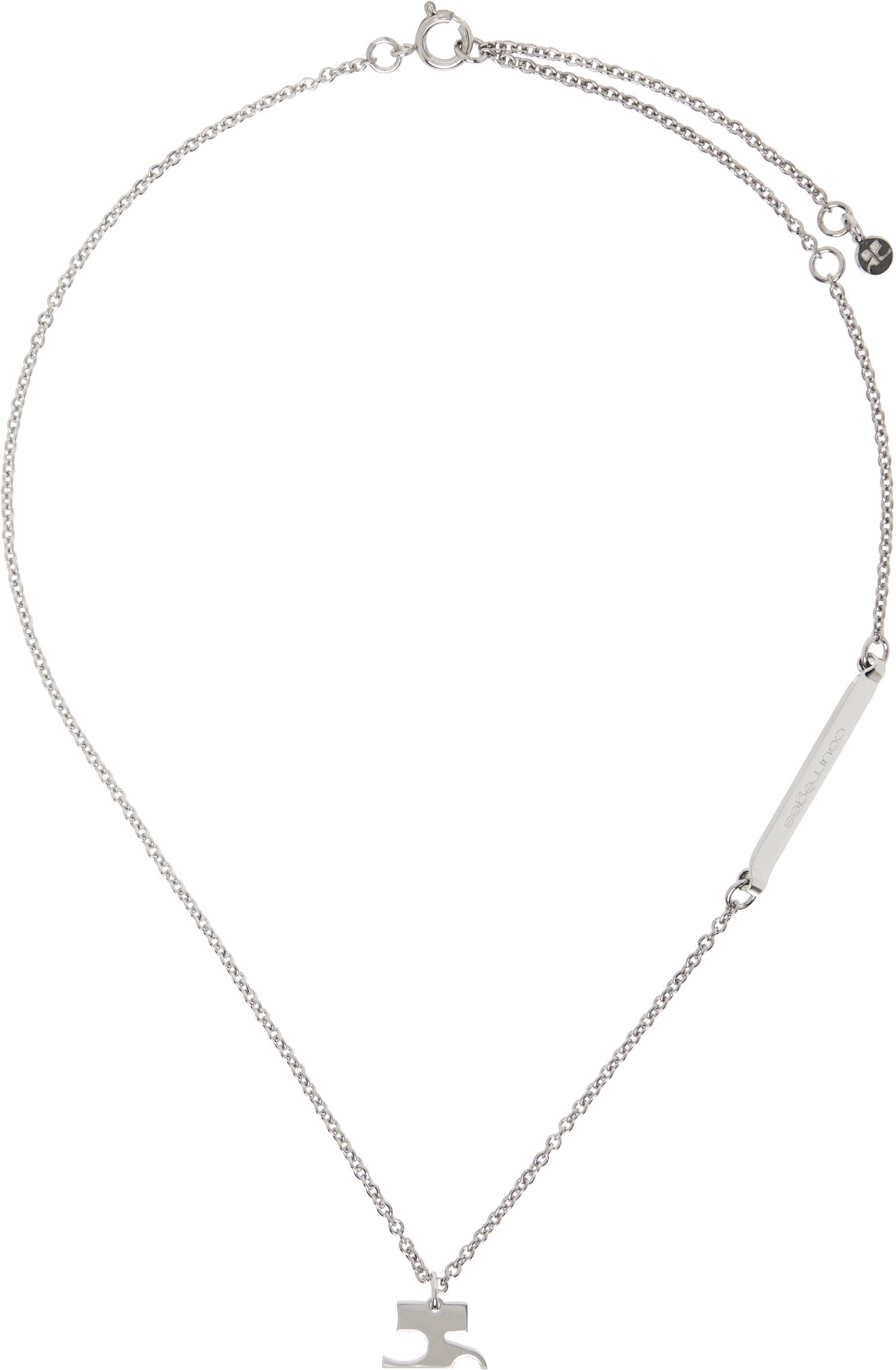 Náhrdelník Courrèges Courrèges AC Chain Necklace Metalická | 125BCO034LA0001, 0