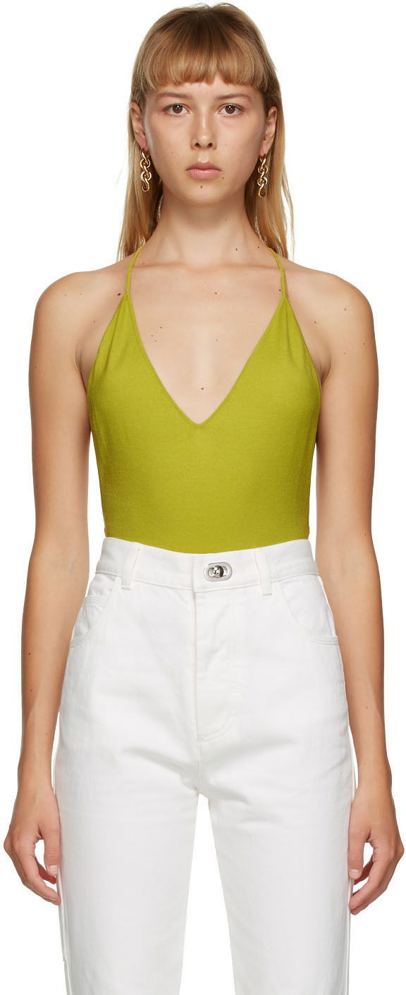 Body Bottega Veneta Green Cashmere Bodysuit Zelené | 638604 V07L0, 0