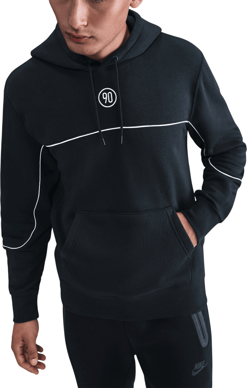 Mikina Nike Club Total 90 Hoody Čierna | hv3509-010