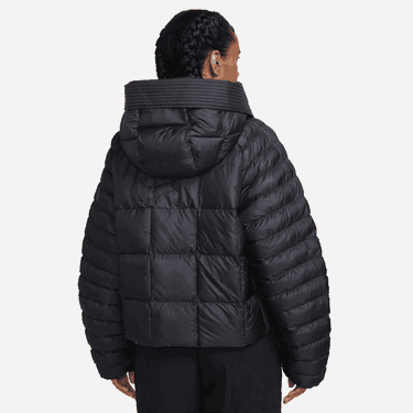 Prešívaná bunda Nike Sportswear Swoosh Puffer PrimaLoft® Therma-FIT Oversized Hooded Jacket Čierna | FB8729-010, 3