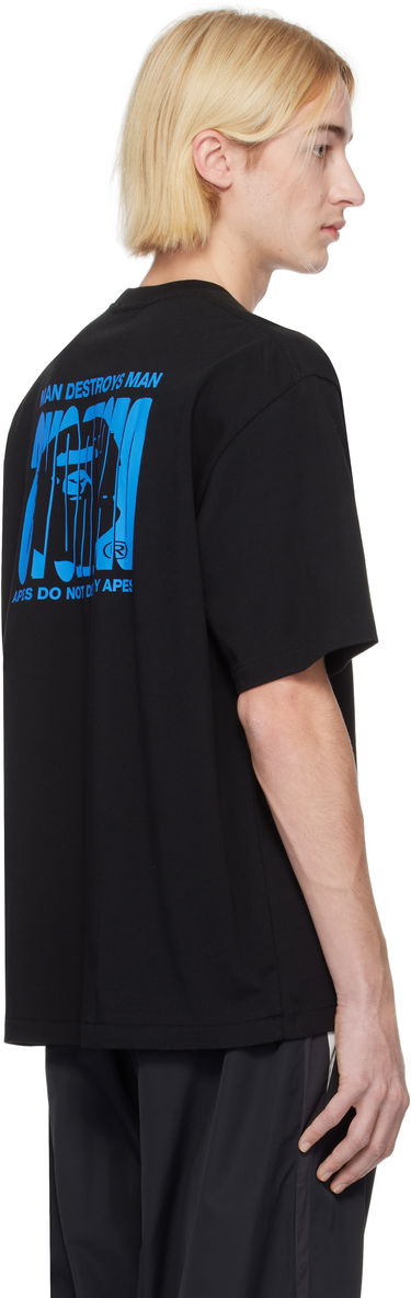 Tričko BAPE Relaxed Fit Logo T-shirt Čierna | 001TEK801319M, 2