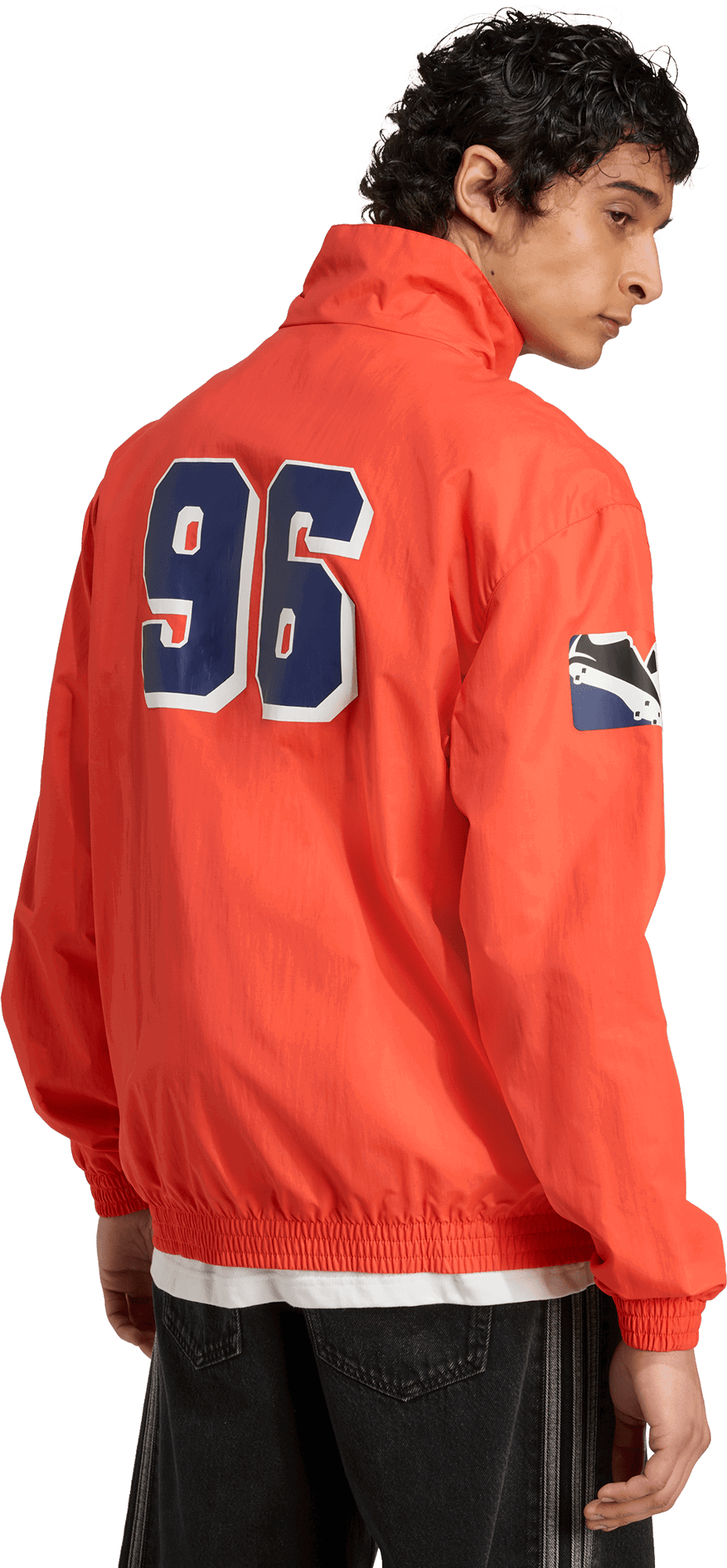 Bunda adidas Originals New England Revolution Anthem Jacket Oranžová | jm5023, 1