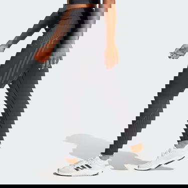 Legíny adidas Originals Seamless Branded 7/8 Leggings Čierna | IA7165, 2