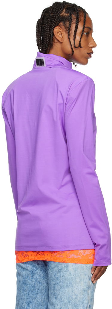 Sveter VETEMENTS VTMNTS Turtleneck Long Sleeve Top Fialová | VL14TO300I, 2