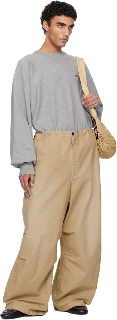 Mikina HED MAYNER Hed Mayner Embroidered Sweatshirt Šedá | HMMA72012R-HA183, 4