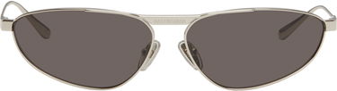 Slnečné okuliare Balenciaga Balenciaga Tag 3.0 Oval Metal Sunglasses Metalická | BB0417S-002, 0