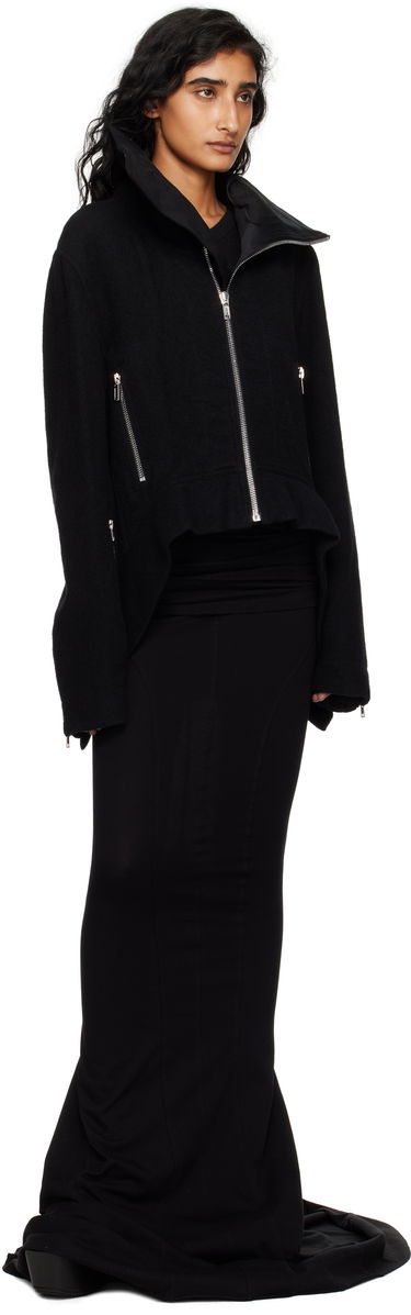 Bunda Rick Owens Rick Owens Concordians Exploder Cropped Jacket Čierna | RP02E4722 WBD, 3